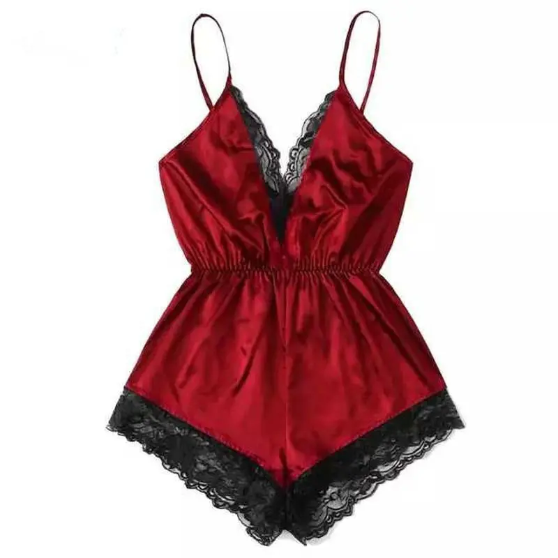 Women Plus Size Sexy Lady Solid Siamese Sleepwear Lace Translucent Underwear Splice Soft Seamless Comfortable Nightwear
Women Plus Size Sexy Lady Solid Siamese Sleepwear Lace Translucent Underwear Splice Soft Seamless Comfortable Nightwear