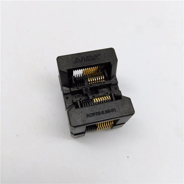 SSOP16 TSSOP16 OTS-16(28)-0.65-01 KZT IC Test Burn-in Socket Programming Adapter 0.65mm Pitch 4.4mm Width
SSOP16 TSSOP16 OTS-16(28)-0.65-01 KZT IC Test Burn-in Socket Programming Adapter 0.65mm Pitch 4.4mm Width