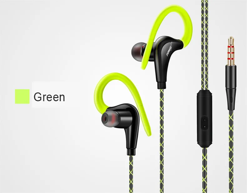Chiclits In-ear Earphone with Microphone Sport Bass Headset 3.5mm Hanging Ear Type Earbud for iPhone Xiaomi Samsung (23)