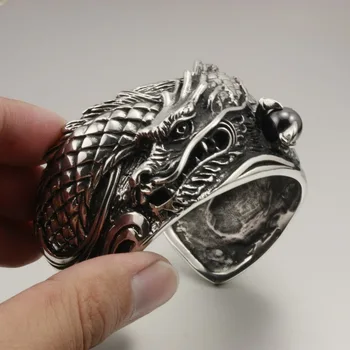 Heavy 316L Stainless Steel CZ Dragon Ball Dragon Bangle Mens Biker Rocker Punk Style S130
Heavy 316L Stainless Steel CZ Dragon Ball Dragon Bangle Mens Biker Rocker Punk Style S130