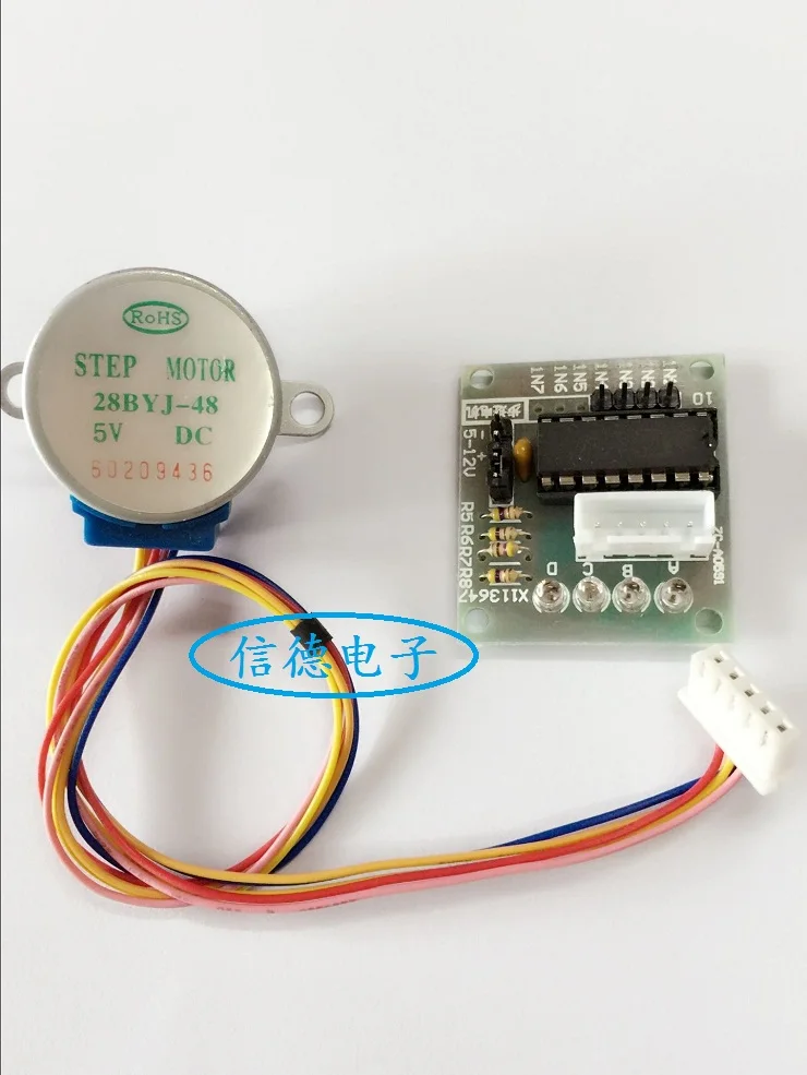 Free shipping DC5V 28BYJ-48 28BYJ48 stepper motor with ULN2003 driver board For Arduino PIC MCU DIY
Free shipping DC5V 28BYJ-48 28BYJ48 stepper motor with ULN2003 driver board For Arduino PIC MCU DIY