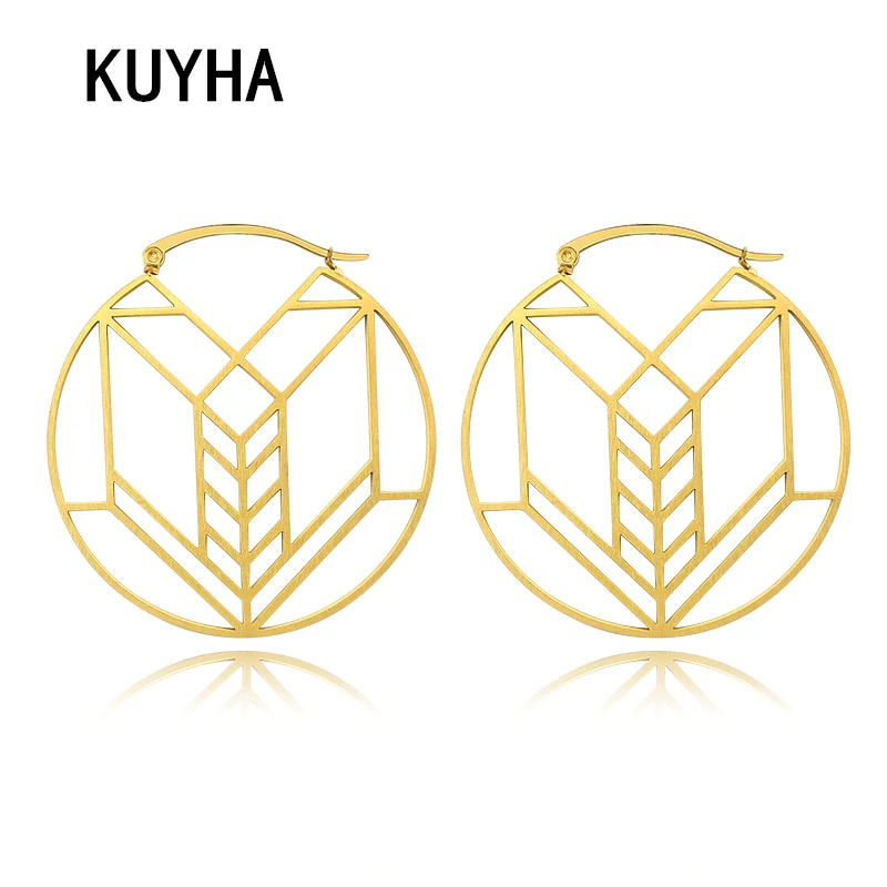 Unique Hollow Dangle Big Earrings Geometric Exquisite Carved Women Wedding Party Trendy Jewelry Ear Accessories New Arrivals
Unique Hollow Dangle Big Earrings Geometric Exquisite Carved Women Wedding Party Trendy Jewelry Ear Accessories New Arrivals