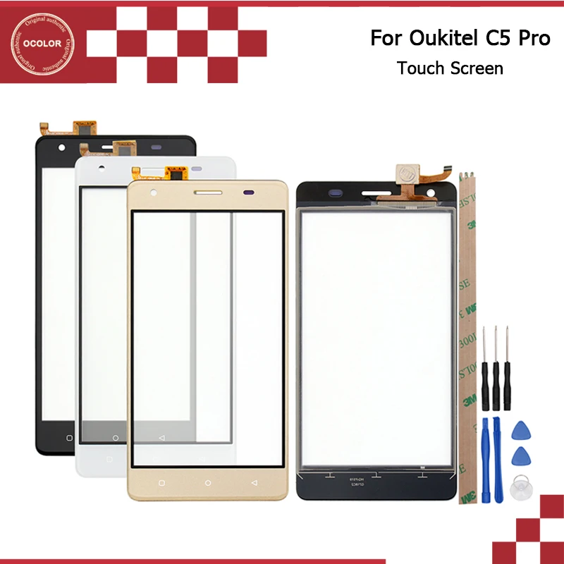 ocolor For Oukitel C5 Pro Touch Panel Touch Screen Digitizer Sensor Replacement For Oukitel C5 Pro Mobile Phone+ Tools+Adhesive
ocolor For Oukitel C5 Pro Touch Panel Touch Screen Digitizer Sensor Replacement For Oukitel C5 Pro Mobile Phone+ Tools+Adhesive