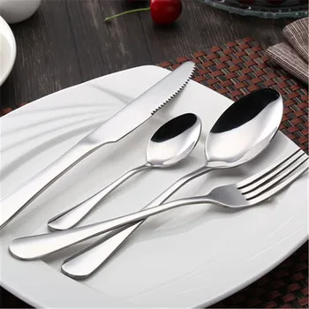24pcs/set Modern Simple High Grade Stainless Steel Cutlery Set Flatware Set Dinner Knives Fork Set Dinnerware Tableware
24pcs/set Modern Simple High Grade Stainless Steel Cutlery Set Flatware Set Dinner Knives Fork Set Dinnerware Tableware
