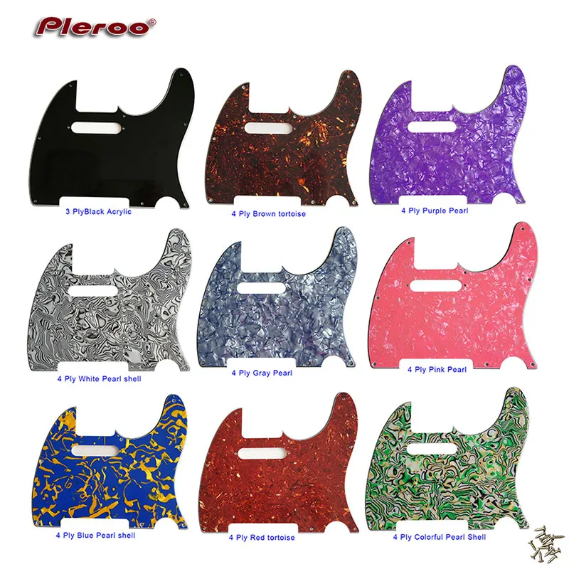 Pleroo Guitar Parts - For USA / Mexico FD 8 Screw Holes Standard Tele Guitar Pickguard Scratch Plate Replacement
Pleroo Guitar Parts - For USA / Mexico FD 8 Screw Holes Standard Tele Guitar Pickguard Scratch Plate Replacement
