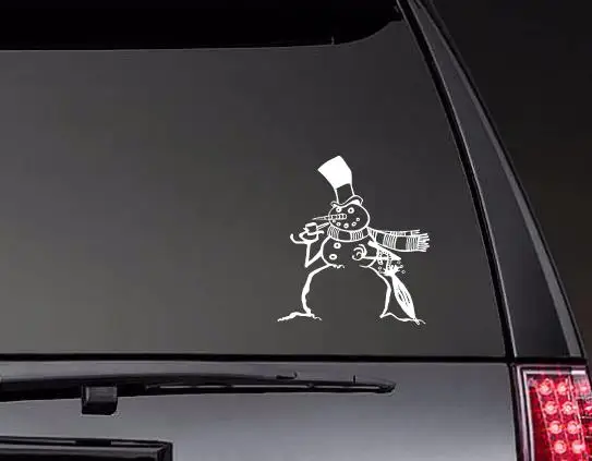 Snowman With Pipe And Umberella Vinyl Window Car Stickers Rear windshield Art Decor Waterproof ZP0361
Snowman With Pipe And Umberella Vinyl Window Car Stickers Rear windshield Art Decor Waterproof ZP0361