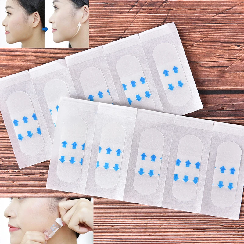 10pcs Lift Face Sticker Thin Face Stick Face V Shaper Face Slimming Tools Artifact Invisible Sticker Lift Chin Medical Tape
10pcs Lift Face Sticker Thin Face Stick Face V Shaper Face Slimming Tools Artifact Invisible Sticker Lift Chin Medical Tape
