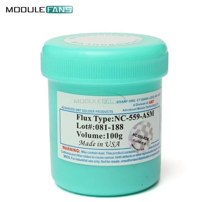 Paste NC-559-ASM 100g Leaded Free Soldering Flux Welding Paste BGA PCB SMT IC Reballing Soldering Paste Flux Grease
Paste NC-559-ASM 100g Leaded Free Soldering Flux Welding Paste BGA PCB SMT IC Reballing Soldering Paste Flux Grease