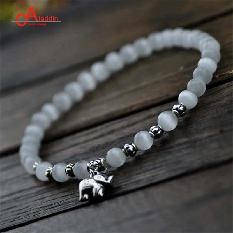 Aladdin Ethnic Crystal Elephant Charm Bracelet For Women Antique Silver Buddha Head Animal Bead Cultural Bracelet Jewelry 8MM
Aladdin Ethnic Crystal Elephant Charm Bracelet For Women Antique Silver Buddha Head Animal Bead Cultural Bracelet Jewelry 8MM