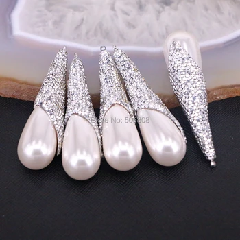 5PCS Zyunz Trendy White Rhinestone Pave White Mother of Pearl Pendant Charms for Women Jewelry
5PCS Zyunz Trendy White Rhinestone Pave White Mother of Pearl Pendant Charms for Women Jewelry