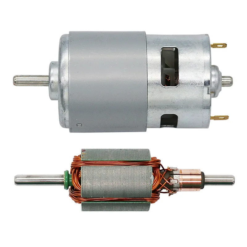 DC12V мотор 775/795/895 двойной шариковый подшипник 6000 12000RPM Высокий крутящий момент