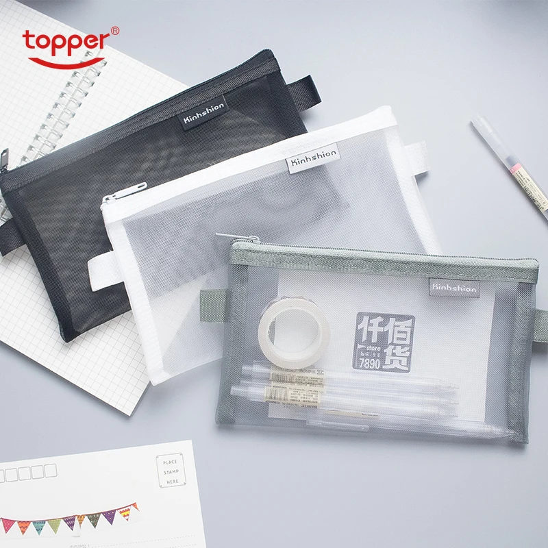 1pcs freeshiping Simple Transparent Mesh Pencil Case Office Student Cases NylonSchool Supplies Concise SolidColor Pen Box
1pcs freeshiping Simple Transparent Mesh Pencil Case Office Student Cases NylonSchool Supplies Concise SolidColor Pen Box