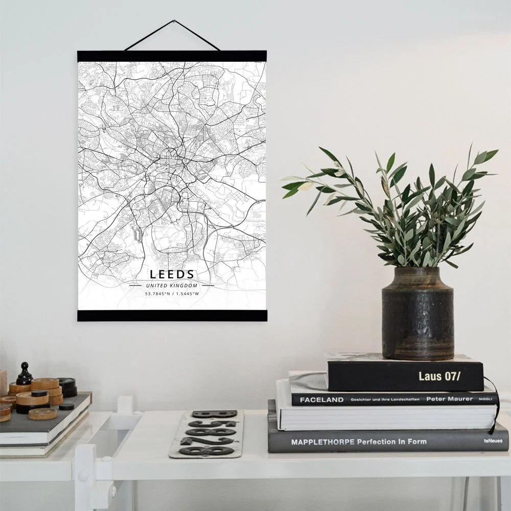 Leeds, United Kingdom City Map Wooden Framed Canvas Painting Home Decor Wall Art Print Pictures Poster Hanger
Leeds, United Kingdom City Map Wooden Framed Canvas Painting Home Decor Wall Art Print Pictures Poster Hanger