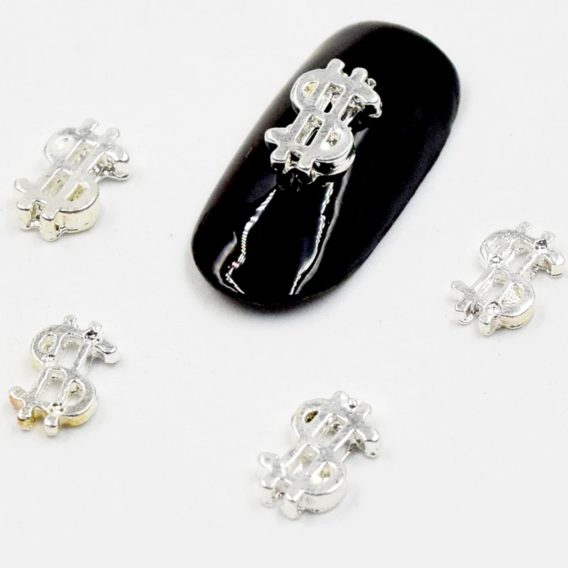 BELESHINY 10pcs / bag 3D money design nail ornaments silver nail art DIY alloy manicure accessories SS306
BELESHINY 10pcs / bag 3D money design nail ornaments silver nail art DIY alloy manicure accessories SS306
