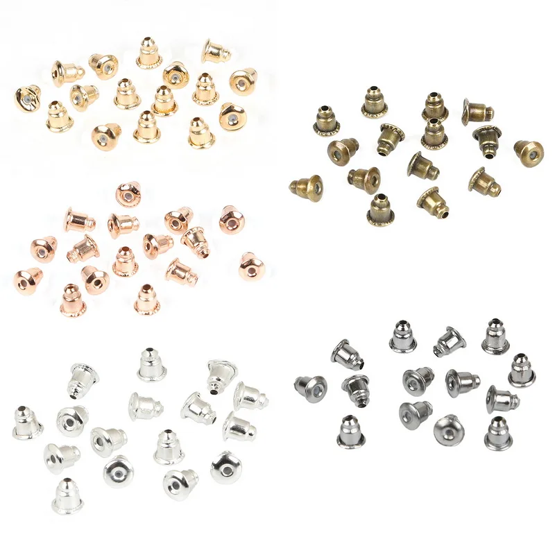 200Pcs 5*6MM 5 Colors to Choose Fashion Iron Wrapped Plastic Earplugs Women Earring Stopper For DIY Jewelry Findings Accessories
200Pcs 5*6MM 5 Colors to Choose Fashion Iron Wrapped Plastic Earplugs Women Earring Stopper For DIY Jewelry Findings Accessories