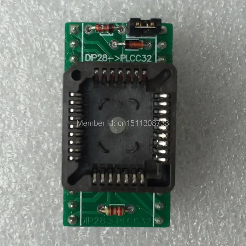 PLCC32 - DIP28 adapter adaptor Converter IC socket for TL866 G540 TOP EasyPro Xeltek/Superpro universal programmer
PLCC32 - DIP28 adapter adaptor Converter IC socket for TL866 G540 TOP EasyPro Xeltek/Superpro universal programmer
