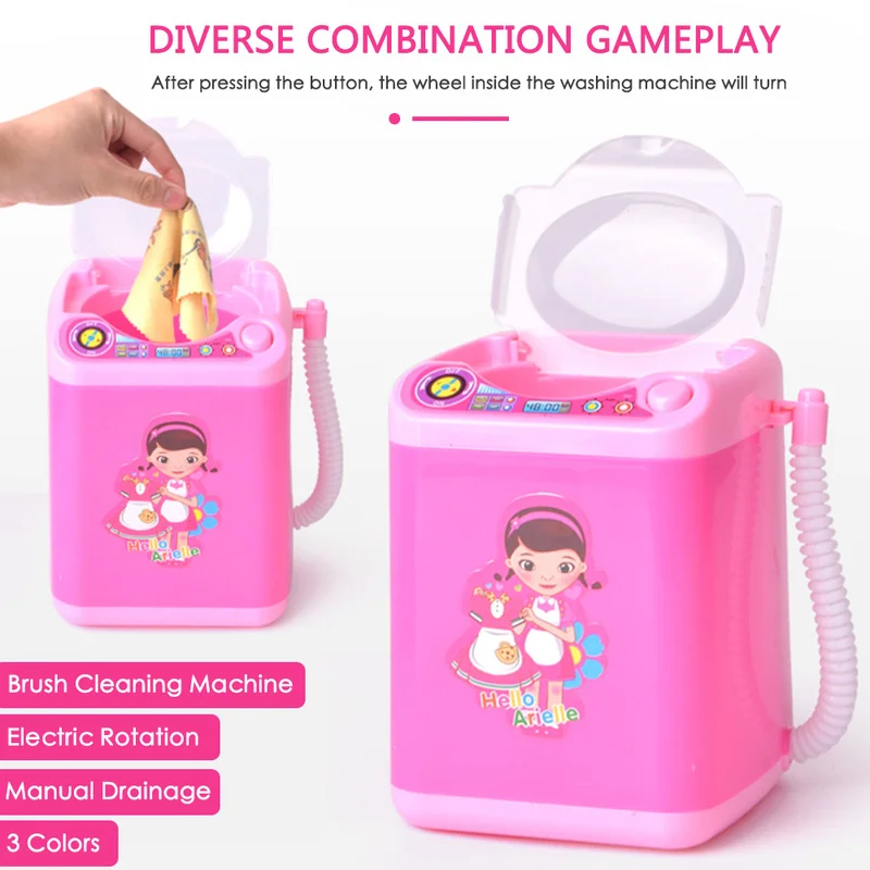 Hot! Easy To Use Makeup Brush Cleaner Mini Toy Makeup Brush Cleaner Set Device Simulation Automatic Cleaning Washing Machine
Hot! Easy To Use Makeup Brush Cleaner Mini Toy Makeup Brush Cleaner Set Device Simulation Automatic Cleaning Washing Machine