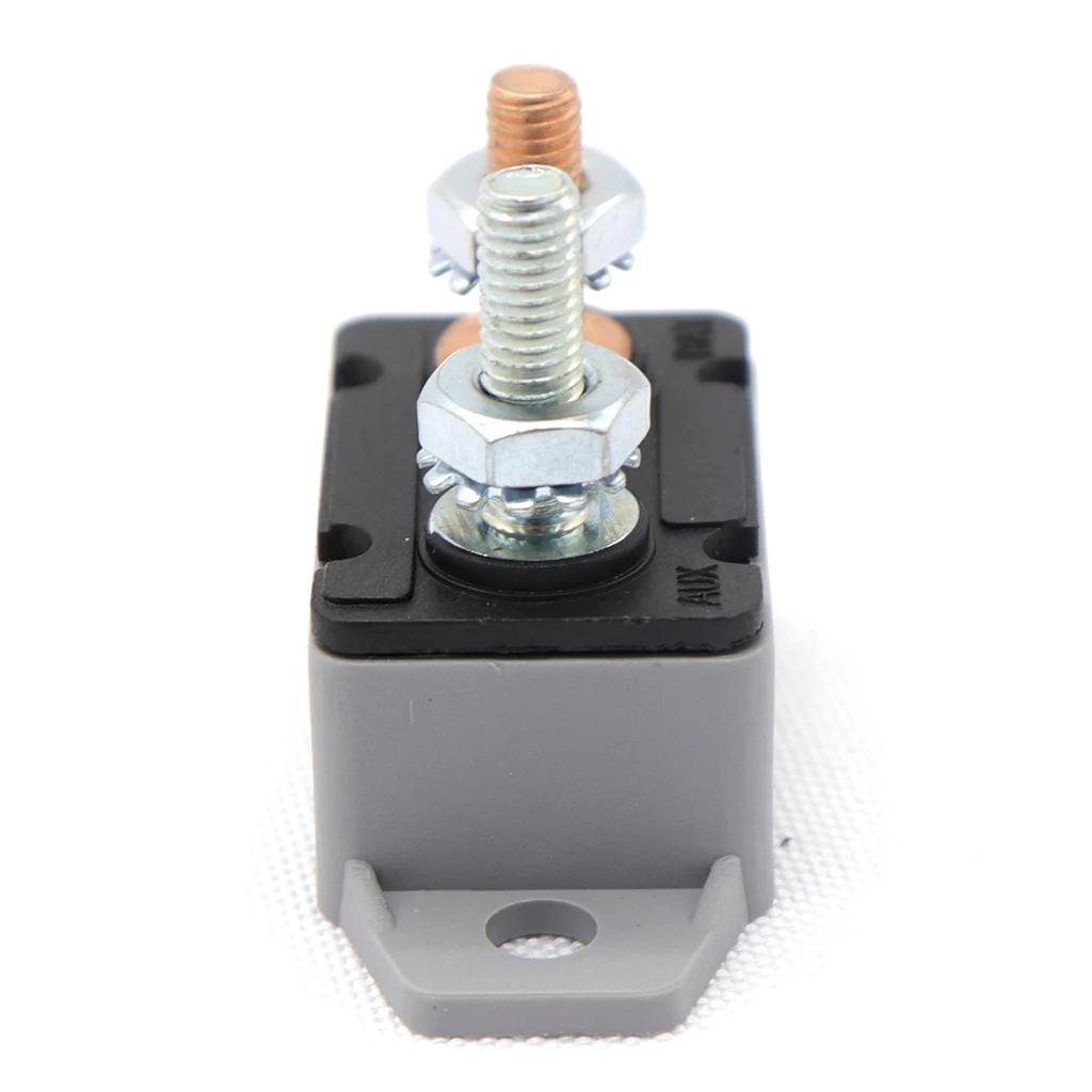 1 Pcs DC6-28V 50A Car Truck Boat Audio/Battery Charger Amplifier Circuit Breaker Fuse Holder Stereo Amplifier Refit Fuse Adapter 1 Pcs DC6-28V 50A Car Truck Boat Audio/Battery Charger Amplifier Circuit Breaker Fuse Holder Stereo Amplifier Refit Fuse Adapter