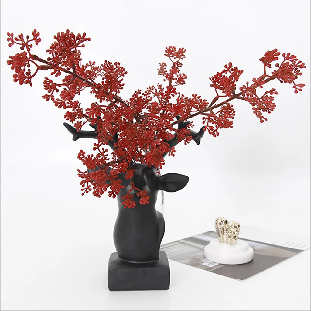Simulation Indoor Floral Pearl Fruit Flower Simulation Green Plant Bonsai Plastic Leaves DIY Ornaments Leaf Balcony Home Decor
Simulation Indoor Floral Pearl Fruit Flower Simulation Green Plant Bonsai Plastic Leaves DIY Ornaments Leaf Balcony Home Decor