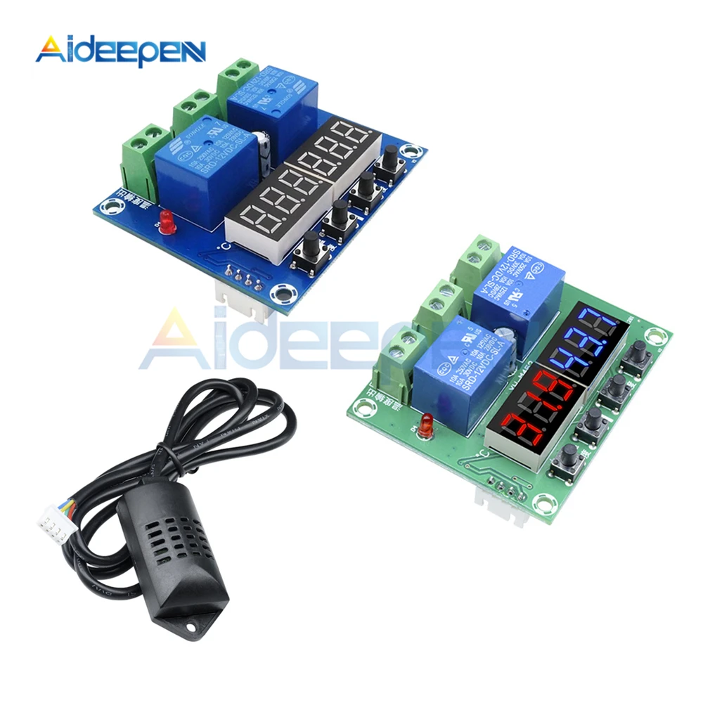 XH-M452 DC 12V Thermostat Temperature Humidity Control LED Digital Thermometer Hygrometer Controller Relay Module
XH-M452 DC 12V Thermostat Temperature Humidity Control LED Digital Thermometer Hygrometer Controller Relay Module