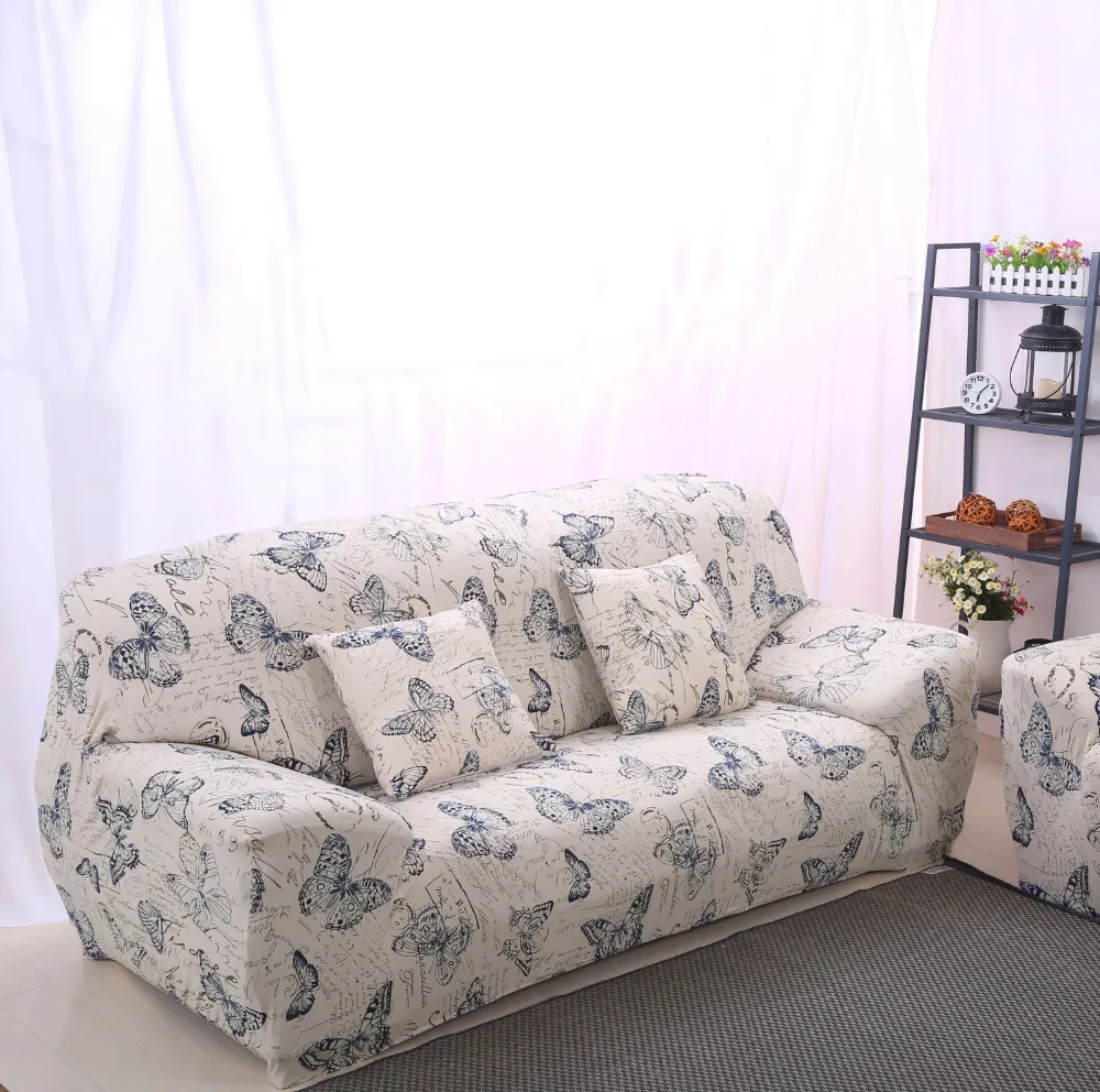 Image 2016 new sofa cover elastic polyurethane elastic fibre 1 3 seats home decor print flower colorful wholesale