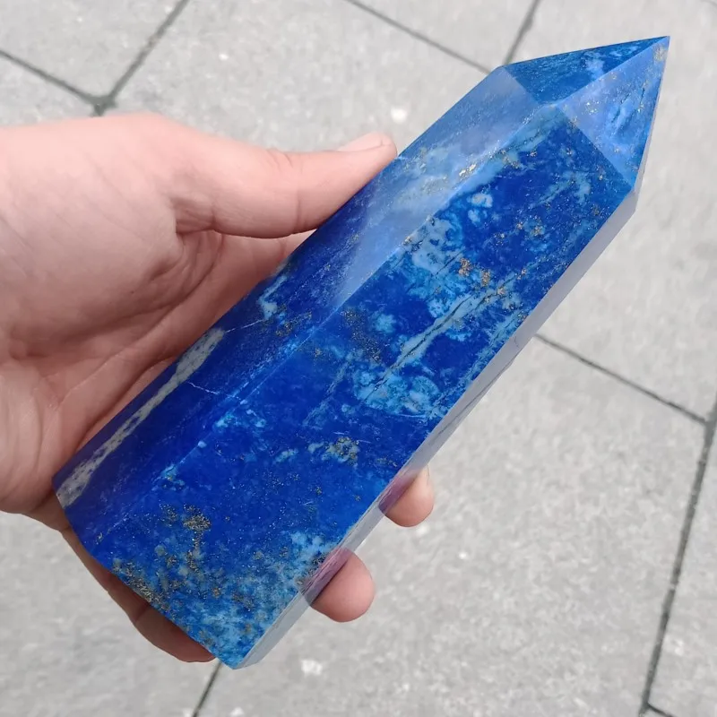 DHXYZB 15-17cm big size natural Lapis lazuli wands point lasurite stone tower rock crystal mineral Specimen reiki healing decor
DHXYZB 15-17cm big size natural Lapis lazuli wands point lasurite stone tower rock crystal mineral Specimen reiki healing decor