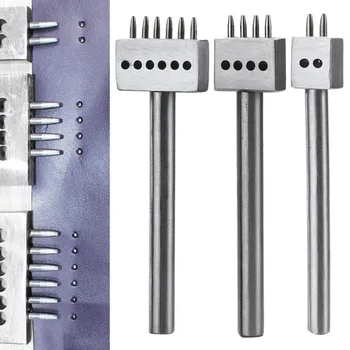 3 Pcs Leather Craft Row Punch Stitching Cutter Tool Round Hole Punch Drilling Tools E2S
3 Pcs Leather Craft Row Punch Stitching Cutter Tool Round Hole Punch Drilling Tools E2S