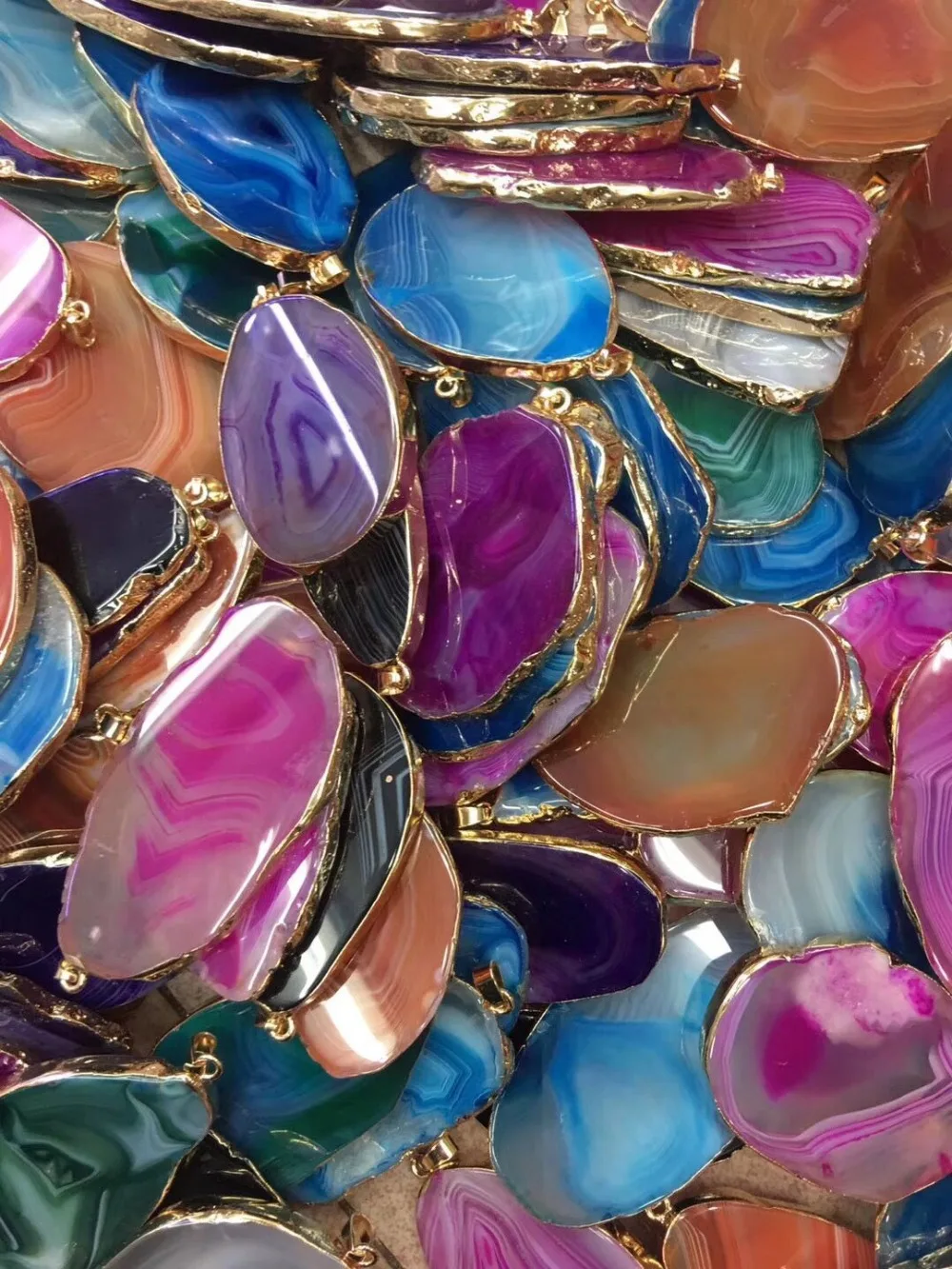 New Natural Druzy Drusy Quartz Slab Slice Beads, 10pcs Gems Stone Drop Pendant Cross Necklace, 35-60mm Bigger Stone Plate
New Natural Druzy Drusy Quartz Slab Slice Beads, 10pcs Gems Stone Drop Pendant Cross Necklace, 35-60mm Bigger Stone Plate