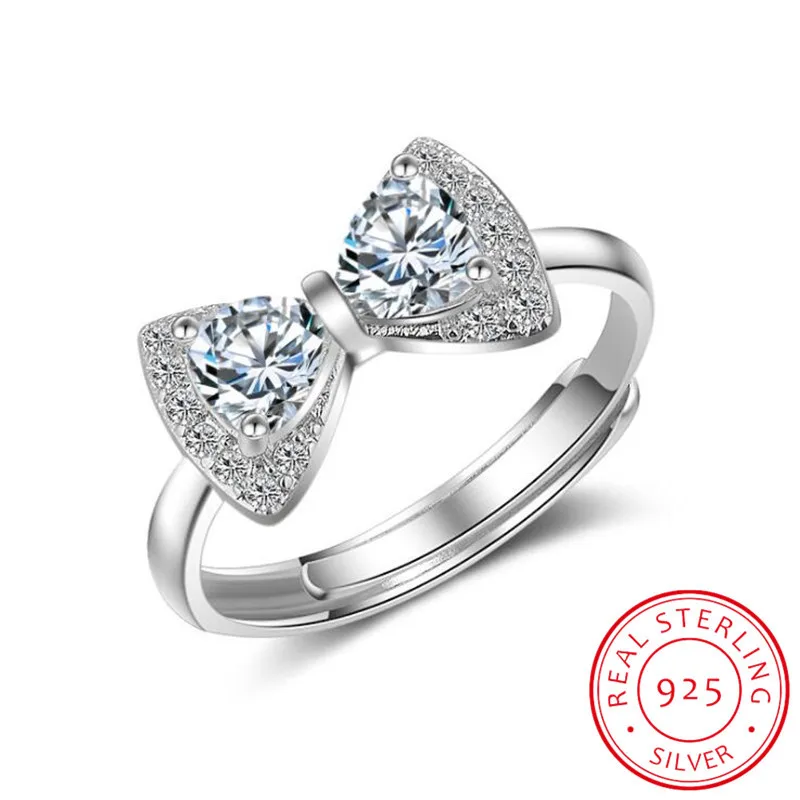 Lekani 925 Sterling Silver Rings For Women Mosaic Cz Zirconia Bowknot Resizable Rings Bague Femme S-r223
Lekani 925 Sterling Silver Rings For Women Mosaic Cz Zirconia Bowknot Resizable Rings Bague Femme S-r223