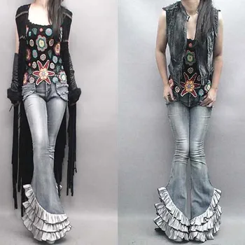 Big Horn Jeans for Women 2018 New Spring Mopping The Floor Ruffles Long Trousers Slim Waist Ultra Long Jeans Ladies Denim Pants
Big Horn Jeans for Women 2018 New Spring Mopping The Floor Ruffles Long Trousers Slim Waist Ultra Long Jeans Ladies Denim Pants