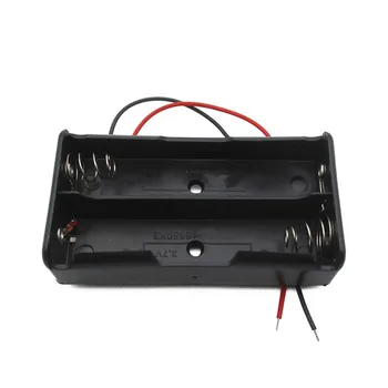 New Plastic 7.4V 2x 18650 Battery Storage Case Holder DIY Box Container With Wire Leads for 18650 Batteries Wholesale
New Plastic 7.4V 2x 18650 Battery Storage Case Holder DIY Box Container With Wire Leads for 18650 Batteries Wholesale