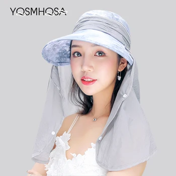 Fashion Summer Sun Mask Hats for Women Face Cap UV Protection Girl Sun Visor Caps Female Top Hat Detachable Dropshipping WH621
Fashion Summer Sun Mask Hats for Women Face Cap UV Protection Girl Sun Visor Caps Female Top Hat Detachable Dropshipping WH621