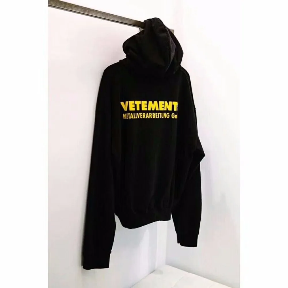 2018SS Vetements Hoodies Men Women High Quality Metallverarbeitung Gmbh Fashion Hip Hop pullover Vetements Letter Sweatshirts
2018SS Vetements Hoodies Men Women High Quality Metallverarbeitung Gmbh Fashion Hip Hop pullover Vetements Letter Sweatshirts