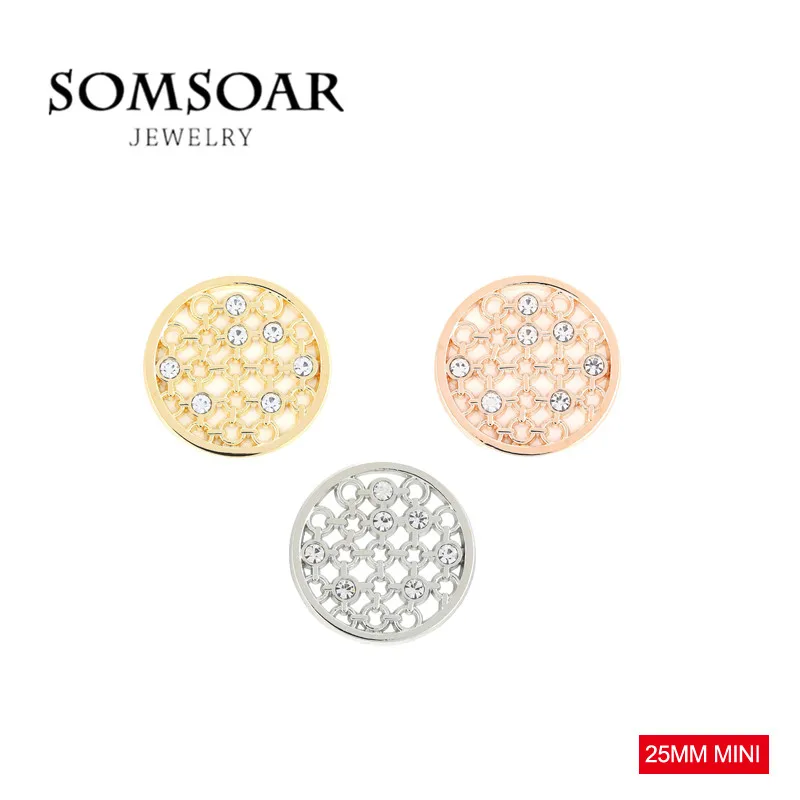 Somsoar JewelryNewest 25mm Small Twisted Colours Unchined Deluxe Coin with clear Crystal for Frame Pendant Coin 10pcs/lot
Somsoar JewelryNewest 25mm Small Twisted Colours Unchined Deluxe Coin with clear Crystal for Frame Pendant Coin 10pcs/lot
