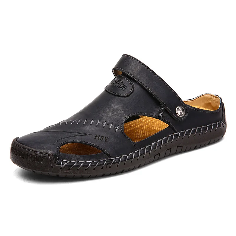 New Casual Shoes Men Soft Sandals Comfortable Men Summer Leather Sandals Men Roman Summer Outdoor Beach Sandals Big Size 38-48
New Casual Shoes Men Soft Sandals Comfortable Men Summer Leather Sandals Men Roman Summer Outdoor Beach Sandals Big Size 38-48