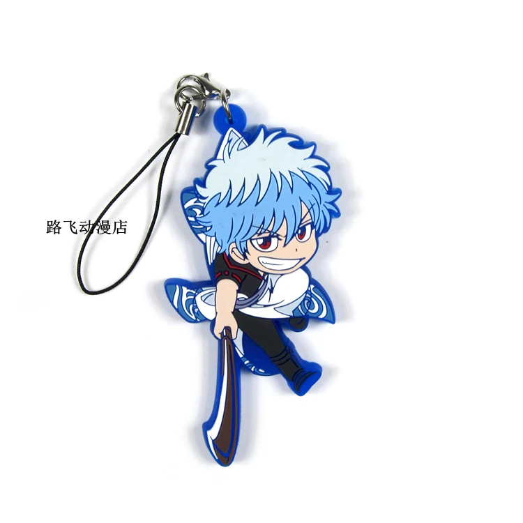 GINTAMA Action Figure Anime Model Sakata Gintoki Mobile Phone School Bag Rubber Keychain Pendant Christmas Toys Gifts 6cm
GINTAMA Action Figure Anime Model Sakata Gintoki Mobile Phone School Bag Rubber Keychain Pendant Christmas Toys Gifts 6cm