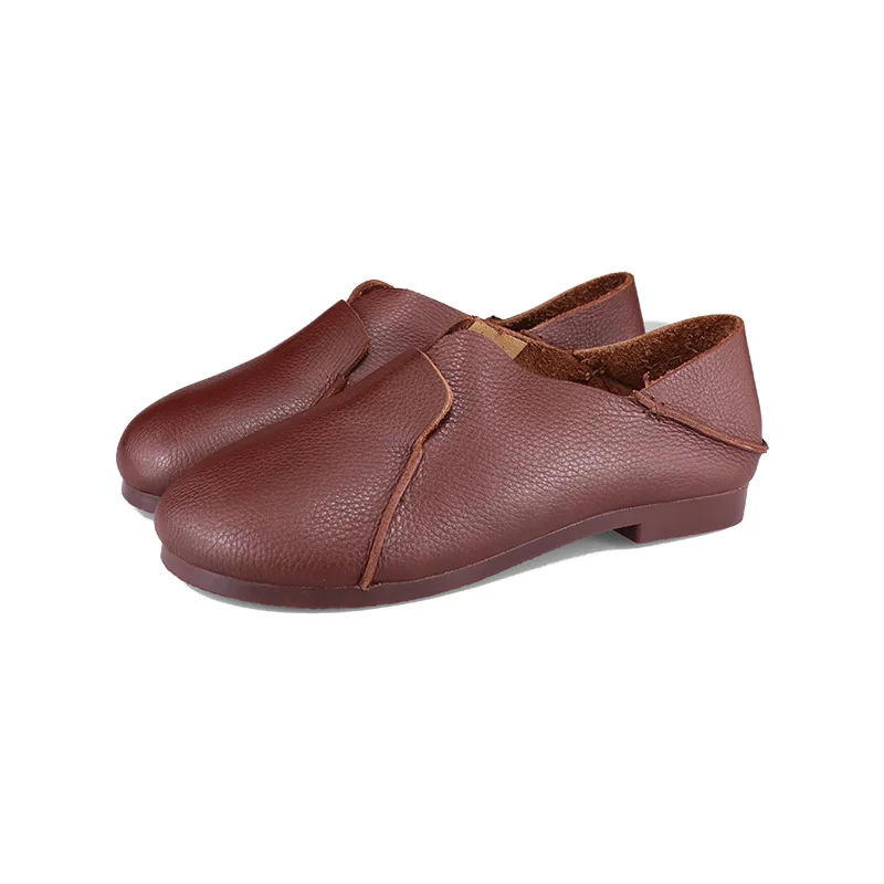 6061-5 Virgin Cowhide Leather Shoes Women's Casual Shoe Ladies Round Head Shallow Soft Sole Women's Shoes
6061-5 Virgin Cowhide Leather Shoes Women's Casual Shoe Ladies Round Head Shallow Soft Sole Women's Shoes