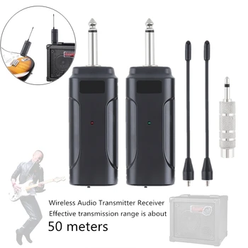 Professional Electric Guitar Bass Wireless Audio Transmitter Receiver System Support 50M Effective Transmission Range
Professional Electric Guitar Bass Wireless Audio Transmitter Receiver System Support 50M Effective Transmission Range