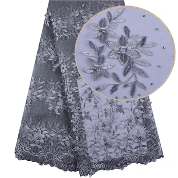 Lovely Latest African Lace Fabric 2018 Gray Color Embroidery Lace Fabric Bridal Wedding French Mesh Lace Fabric With Beads 1289
Lovely Latest African Lace Fabric 2018 Gray Color Embroidery Lace Fabric Bridal Wedding French Mesh Lace Fabric With Beads 1289