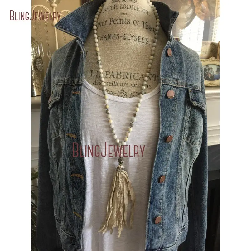20190301-NM11290-simply shabby boho chic hand knot mossy stone neutral glam sari silk tassel unique jewelry gift_4