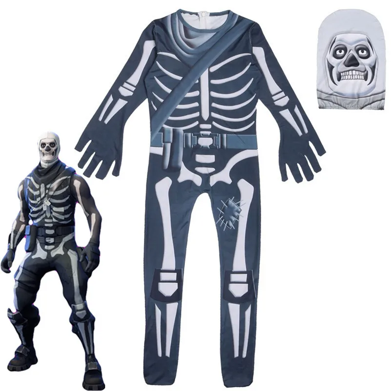 Kids Fort night Skull Trooper Skin Decoration Boys Ninjago Character Clown Cosplay Clothes Halloween Costumes ninja Jumpsuits
Kids Fort night Skull Trooper Skin Decoration Boys Ninjago Character Clown Cosplay Clothes Halloween Costumes ninja Jumpsuits