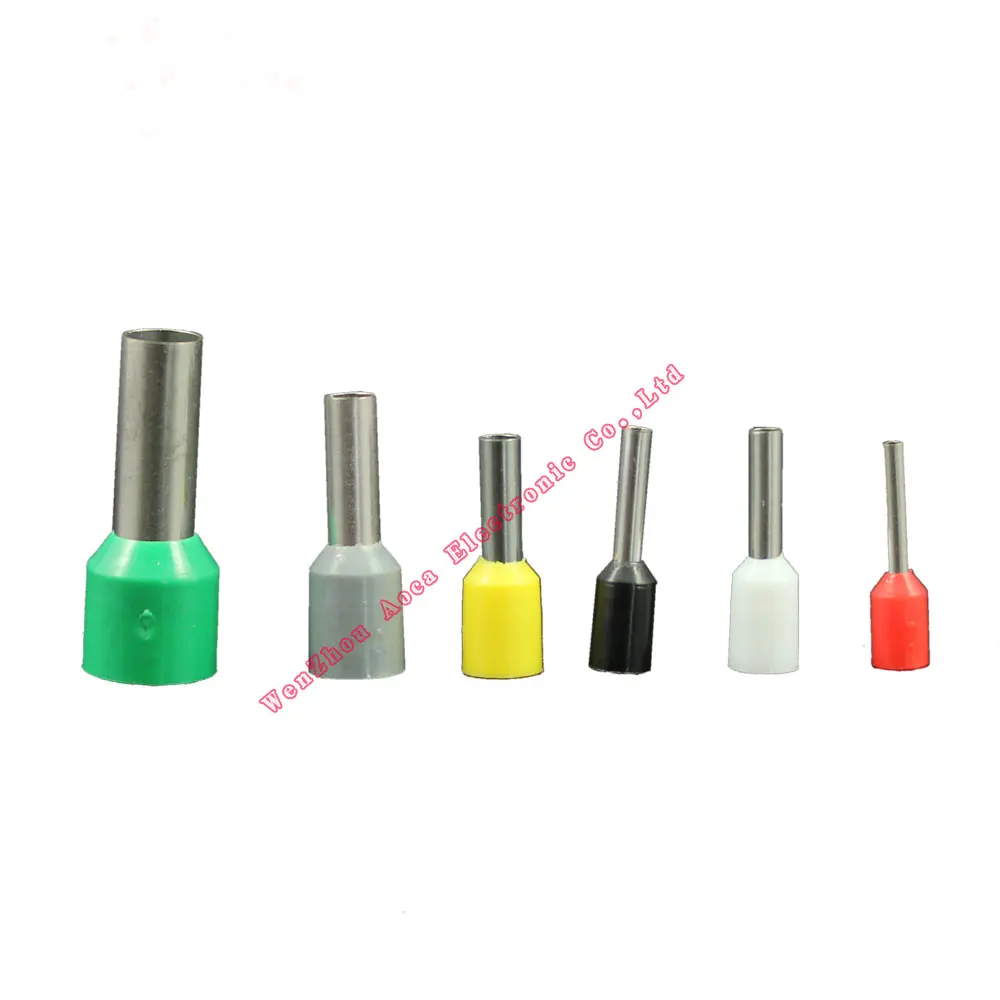 1000PCS 1.0mm2 Tube pre-insulating terminal insulated cable wire connector crimp terminal (type TG-JT) AWG #18
1000PCS 1.0mm2 Tube pre-insulating terminal insulated cable wire connector crimp terminal (type TG-JT) AWG #18