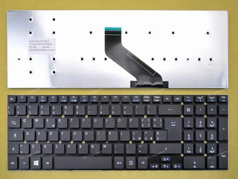 New IT Italian Keyboard For Acer Aspire V3-731 V3-731G V3-771 V3-771G V3-7710 E5-571G E5-571PG E5-572G E5-721 Laptop Black
New IT Italian Keyboard For Acer Aspire V3-731 V3-731G V3-771 V3-771G V3-7710 E5-571G E5-571PG E5-572G E5-721 Laptop Black