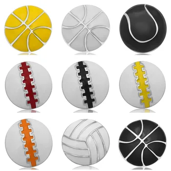 New Beauty football baseball volleyball tennis ball basketball sports 18MM snap buttons fit snap jewelry wholesale KZ3230
New Beauty football baseball volleyball tennis ball basketball sports 18MM snap buttons fit snap jewelry wholesale KZ3230