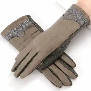 Women's autumn winter thicken warm faux suede leather patchwork cotton gloves female winter touch screen non-slip gloves R882
Women's autumn winter thicken warm faux suede leather patchwork cotton gloves female winter touch screen non-slip gloves R882