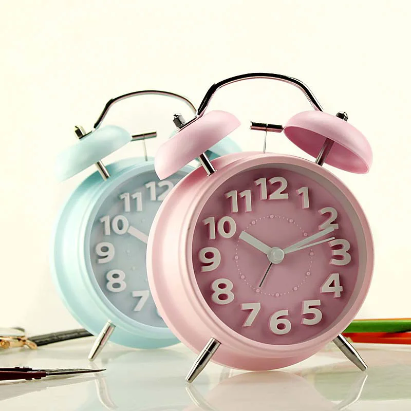 Nordic Silent Alarm Clock Alarm Clock Double Bell Metal Quartz Movement Digital Display Lazy Person Home Decor
Nordic Silent Alarm Clock Alarm Clock Double Bell Metal Quartz Movement Digital Display Lazy Person Home Decor