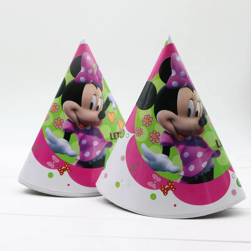 6pcs Disney MIinnie Mouse Cute Kids Birthday Party Hats Cap Baby Shower Birthday Party Photo Props Children Party Decoration
6pcs Disney MIinnie Mouse Cute Kids Birthday Party Hats Cap Baby Shower Birthday Party Photo Props Children Party Decoration