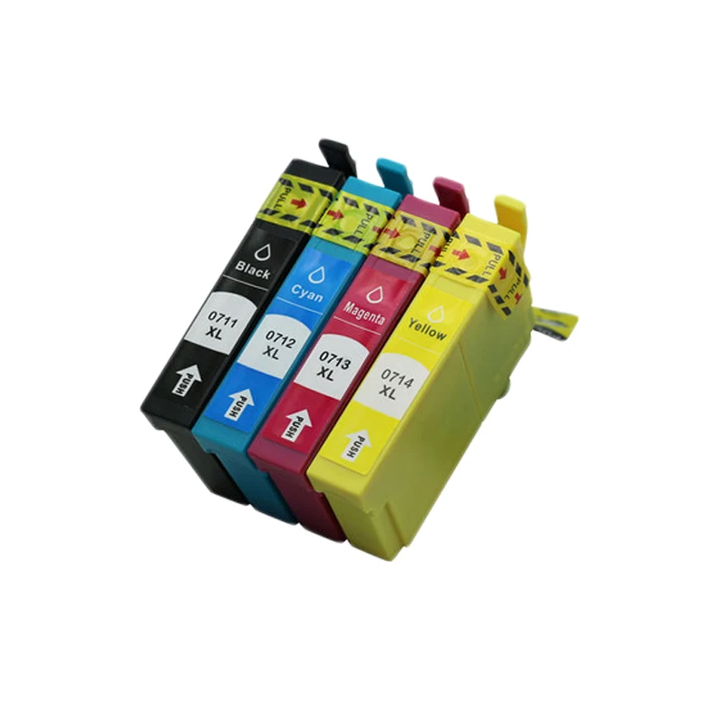 4pcs T0711 - T0714 Ink Cartridges Full Ink For Epson Stylus SX210 SX215 SX218 SX115 SX405 SX410 SX415 SX605 D78 DX4000 Printer
4pcs T0711 - T0714 Ink Cartridges Full Ink For Epson Stylus SX210 SX215 SX218 SX115 SX405 SX410 SX415 SX605 D78 DX4000 Printer
