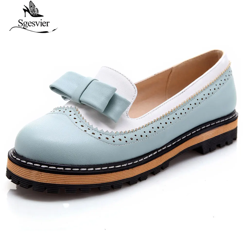 Sgesvier Big Size 32-43 New Spring Autumn Slip On Flat Women Shoes Cute Bowtie Shallow Mouth Ladies Platform Shoes Woman B976
Sgesvier Big Size 32-43 New Spring Autumn Slip On Flat Women Shoes Cute Bowtie Shallow Mouth Ladies Platform Shoes Woman B976