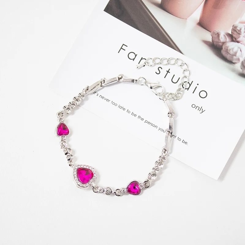 YANZIXG 2019 new fashion classic heart of the sea crystal silver fashion bracelet jewelry is a gift for women
YANZIXG 2019 new fashion classic heart of the sea crystal silver fashion bracelet jewelry is a gift for women